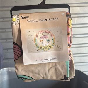 Spencer's Let That Sh*t Go Tapestry with Pastel Hues